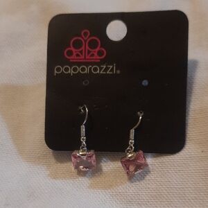Paparazzi Pink Gemstone Earrings